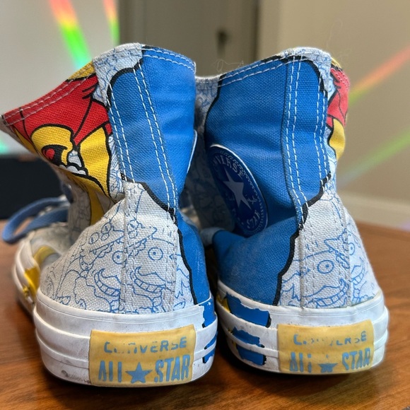 Converse Chuck Taylor The Simpsons Bart High Top 2013 Men’s 6 Women’s 8 Rare - Picture 7 of 10